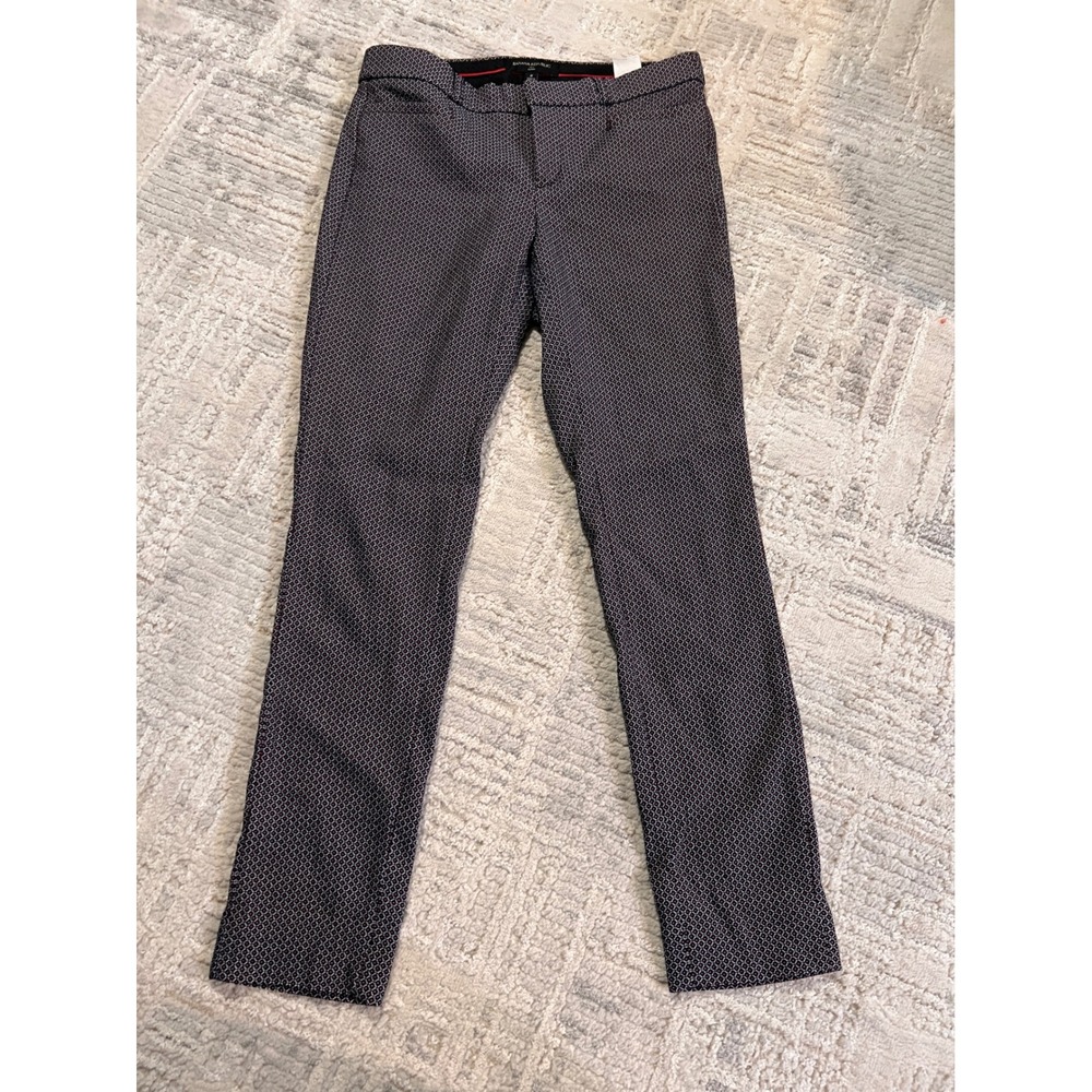 Banana Republic Sloan Fit Geometric Print Career Work Pants Size 2 - Picture 2 of 14